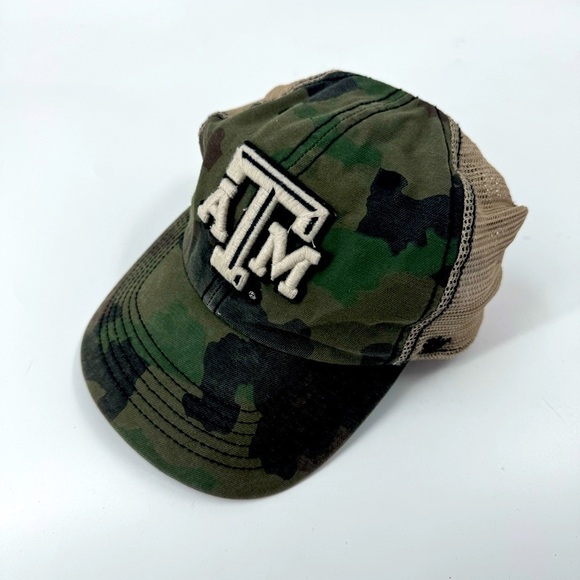 Texas A&M Camouflage Hunting / Fishing Cap- Unisex - Picture 3 of 5